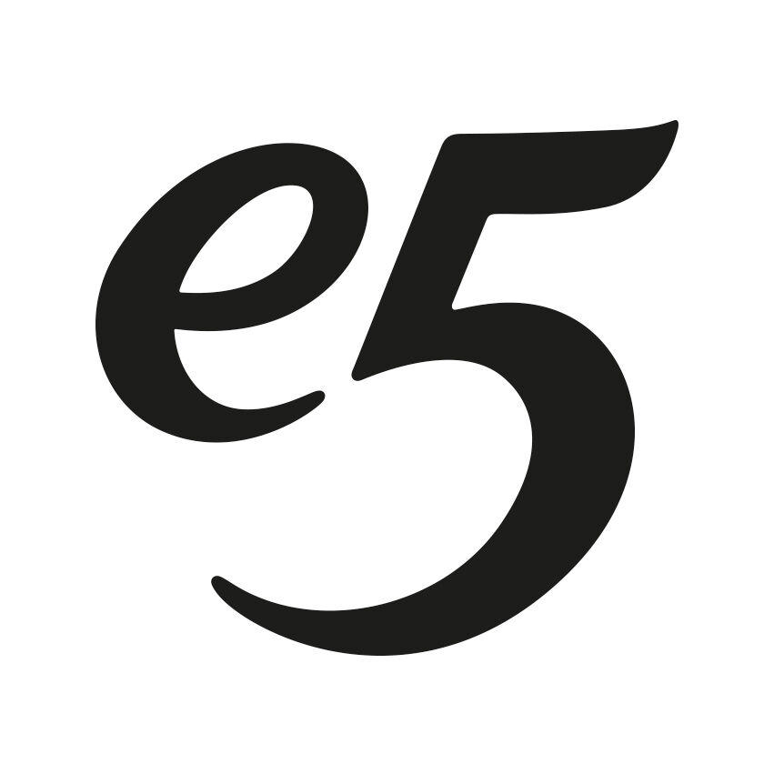 E5 logo zw web
